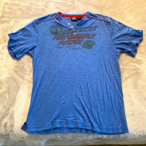 Harley Davidson print design t shirt - Picture 3 of 8